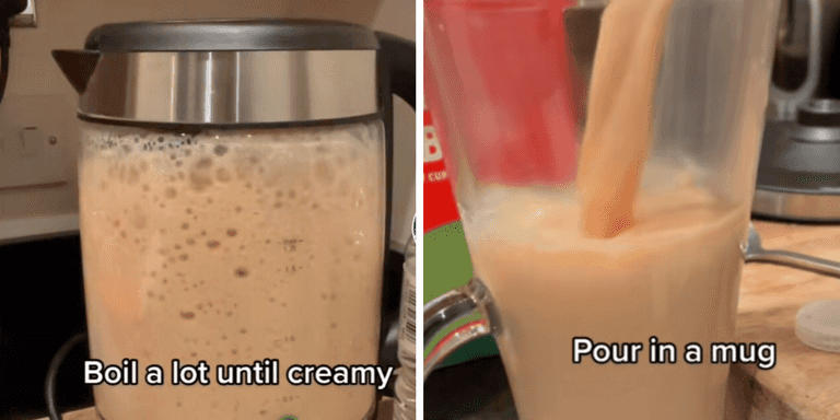 Viewers left in shock after video of American woman making a cup of tea