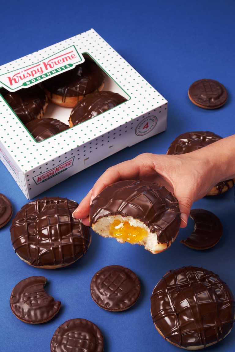Krispy Kreme and Jaffa Cakes come together to create limited edition Jaffanut