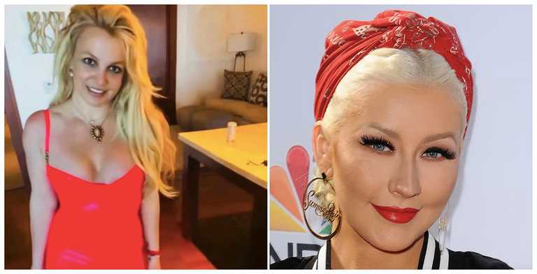 Christina Aquilera unfollows Britney Spears on Instagram over bizarre fat-shaming post Christina Aquilera unfollows Britney Spears on Instagram over bizarre fat-shaming post