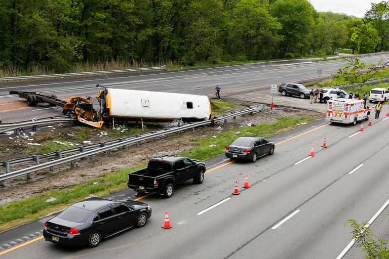 Fifteen people killed in devastating highway collision involving truck and bus Fifteen people killed in devastating highway collision involving truck and bus