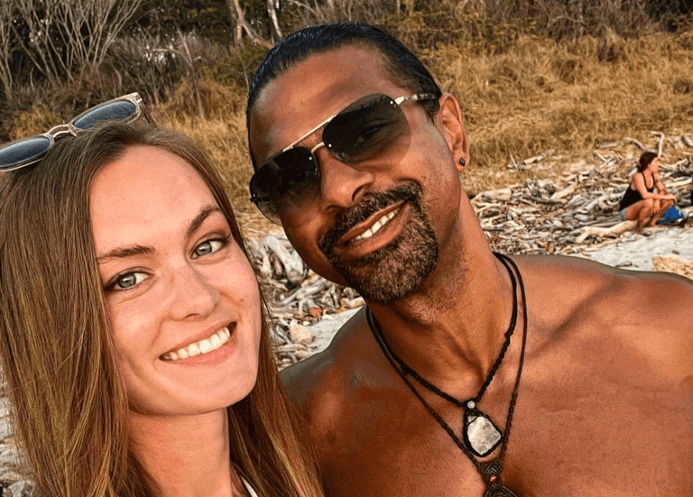 David Haye hints he’s in a new throuple following split from Una Healy