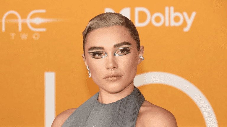 Florence Pugh wore robot eyeliner and we’re obsessed Florence Pugh wore robot eyeliner and we’re obsessed
