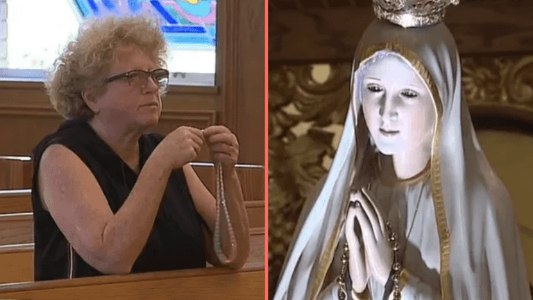 People stunned by ‘miracle’ caught on camera as Virgin Mary statue ‘blinks’
