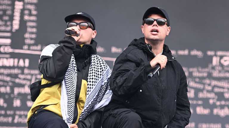 Kneecap say ‘no further action’ will be taken against them for Glastonbury set