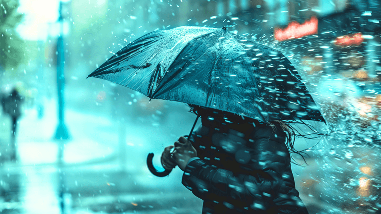 Nine counties hit with warning over ‘heavy spells of blustery rain’