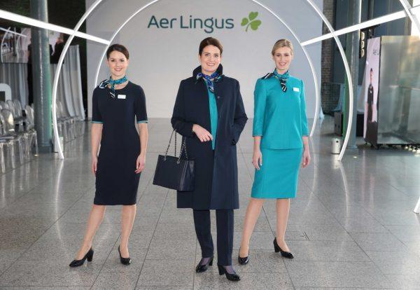 Aer Lingus unveil new uniforms, with women wearing trousers for the first time