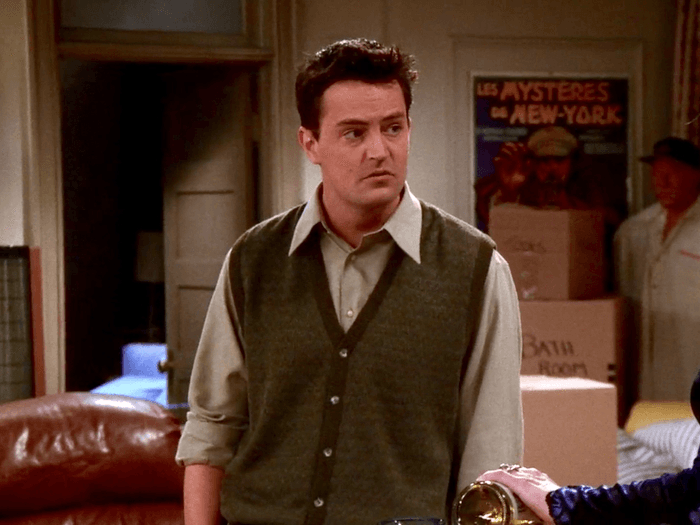 Chandler Bing has been voted the best Friends character and we couldn’t be any more thrilled