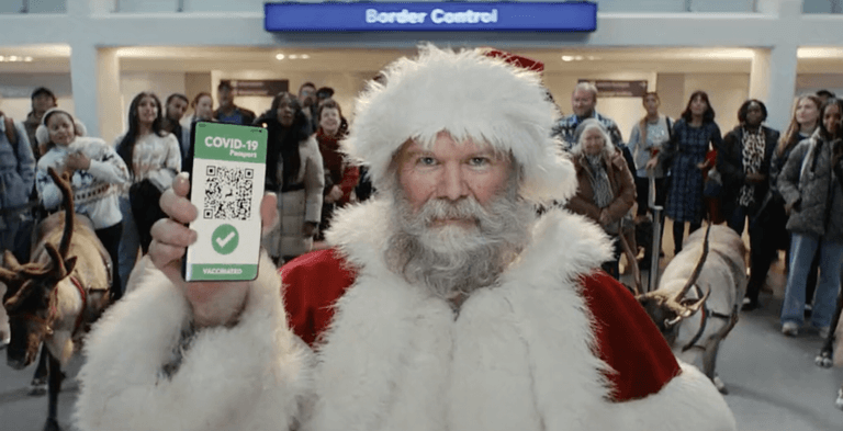 WATCH: Santa flashes his Covid cert in Tesco’s new Christmas ad