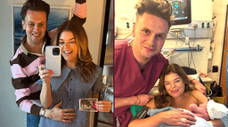 Irish presenter Doireann Garrihy gives birth to her first child