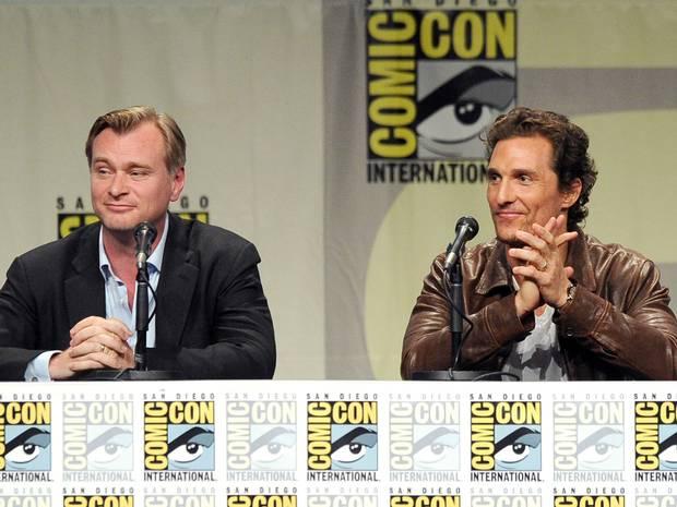 “Alright, Alright, Alright” Matthew McConaughey And Christopher Nolan Take Comic Con By Storm “Alright, Alright, Alright” Matthew McConaughey And Christopher Nolan Take Comic Con By Storm