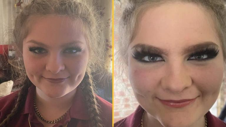 Schoolgirl reduced to tears by teacher after being told remove her fake eyelashes Schoolgirl reduced to tears by teacher after being told remove her fake eyelashes