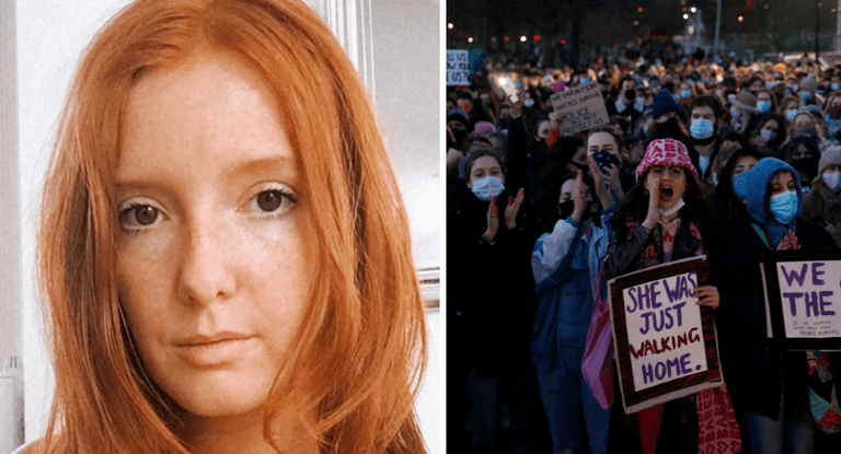 Sarah Everard protester “terrified” after ’50 police officers’ contact her on Tinder Sarah Everard protester “terrified” after ’50 police officers’ contact her on Tinder