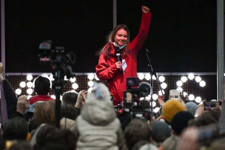 Greta Thunberg leads climate protest through streets of Glasgow Greta Thunberg leads climate protest through streets of Glasgow