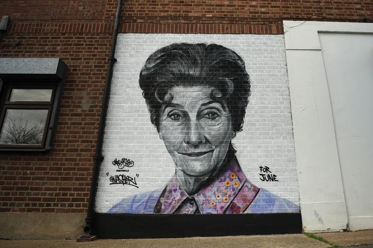 June Brown’s children appear in Dot Cotton’s funeral scene on EastEnders June Brown’s children appear in Dot Cotton’s funeral scene on EastEnders