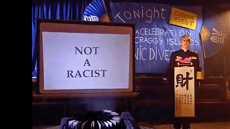 Classic Father Ted episode gets trigger warning on streaming over ‘offensive’ content Classic Father Ted episode gets trigger warning on streaming over ‘offensive’ content