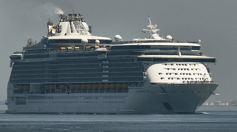 Man dies after falling overboard on cruise ship Man dies after falling overboard on cruise ship