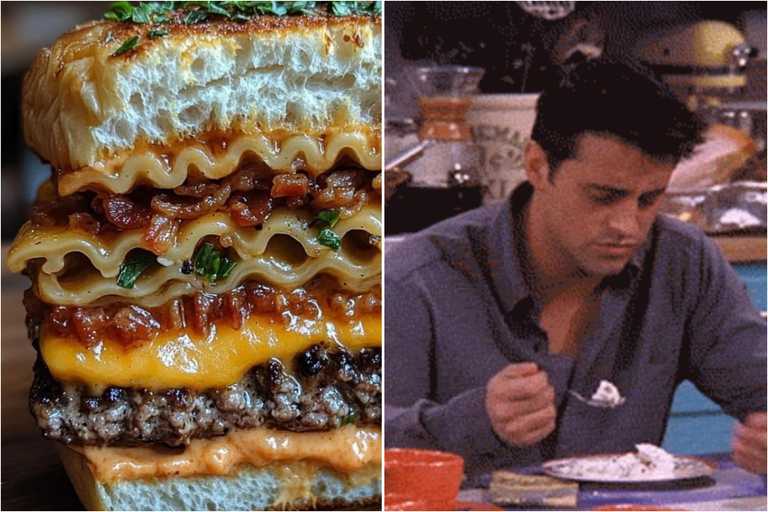 Someone has created the lasagne burger and we’re here for it Someone has created the lasagne burger and we’re here for it