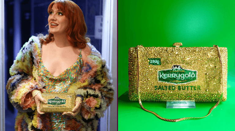 CMAT showcases iconic Kerrygold clutch at Mercury Prize Awards CMAT showcases iconic Kerrygold clutch at Mercury Prize Awards